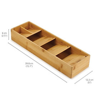 Khay chia ngăn kéo phân loại muỗng nĩa Joseph Joseph DrawerStore Bamboo - 002928