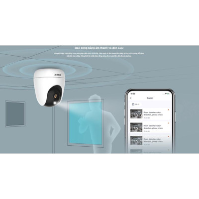 Camera IP Wifi Tenda CP3 Full HD 1080P 360° - Đàm Thoại 2 Chiều - Hỗ Trợ Tiếng Việt - Báo Động - Hàng Chính Hãng