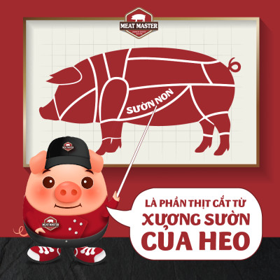 Sườn heo non Meat Master ( 400 G ) - Giao nhanh