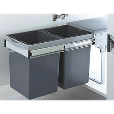 Thùng Đựng Rác Đôi Âm Tủ Grob GR-30 - Hàng Chính Hãng