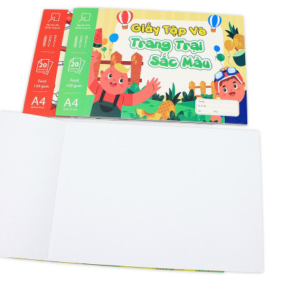 Tập Vẽ A4 - 40 Trang 120gsm - The Sun - Sắc Màu Nhí
