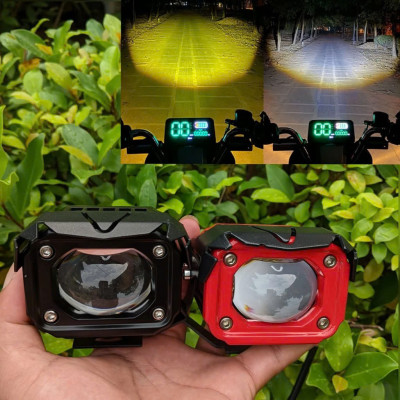 Đèn Trợ Sáng Ô Tô Xe Máy F22X Pro – Bi Cầu Cốt Vàng Pha Trắng, ĐÈN TRANG TRÍ , ĐỒNG HỒ TREO TƯỜNG