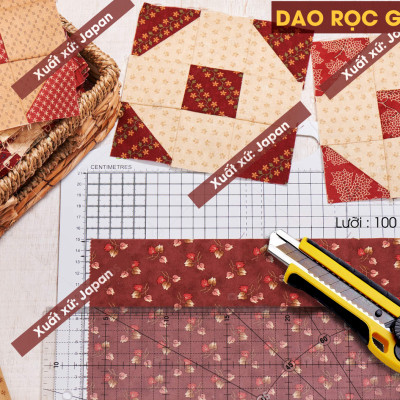 DAO RỌC GIẤY KHÓA XOAY KDS G-16