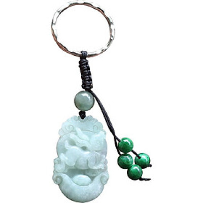 Móc Khóa 12 Con Giáp Đá Cẩm Thạch Tuổi Mão Ngọc Quý Gemstones MK22