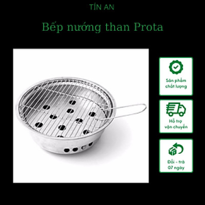 Bếp Nướng Than Inox Prota P016 - Kèm Theo 1 Vỉ Nướng