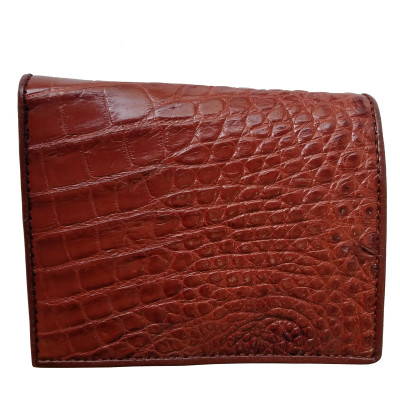 Ví Nam Đứng Da Cá Sấu Thật 2 Mặt BIGGBEN Cao Cấp BG27