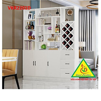 TỦ KỆ TRANG TRÍ KIÊM VÁCH NGĂN VKR2201D - Nội thất lắp ráp Viendong Adv