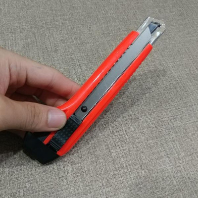 Dao Rọc Giấy Flexoffice FO-KN04B - Màu Đỏ