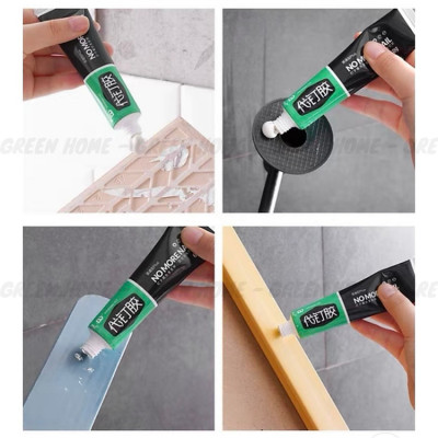 Keo Dán Đa Năng, Keo Siêu Dính, Dán chắc như đóng đinh NOMORE NAIL Tuýp 60g Keo Siêu Dính Công Nghệ Nhật Bản No More Nail Tuýp 60g Keo Siêu Dán Tường Dán Giày Gỗ Thuỷ Tinh Đa Năng Chống Thấm Nước
