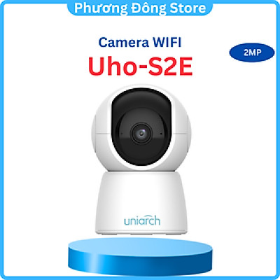 Camera IP Wifi Robot UNV Uniarch 1080P Uho-S2E đàm thoại 2 chiều, hỗ trợ tên miền P2P - Hàng chính hãng