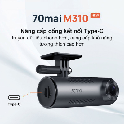 Camera hành trình 70mai M310 Ghi hình 2K (QHD) Góc quay rộng 130° (Cam trước) - Hàng chính hãng