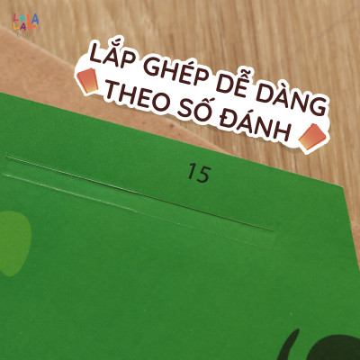 Mô hình hoá trang Kỳ lân Khủng long - Đồ chơi trung thu cho bé Lalala baby Mẫu 2024 DIY ghép thành con vật