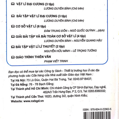 Vật lý đại cương tập 2: Điện, dao động sóng (dùng cho các trường đại học khối kỹ thuật công nghiệp)