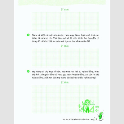 Sách - Bài Tập Bổ Trợ Nâng Cao Toán - Lớp 3 Tập 1 - MCBooks