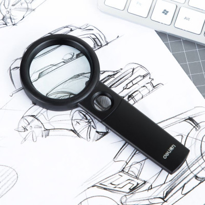 Kính Lúp Đường kính 45/55/70mm-Deli 909x