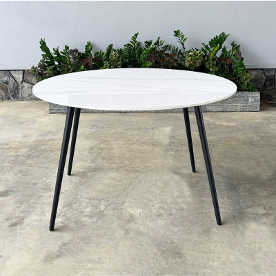 Bàn ăn mặt đá tròn 1m TN1236-10E Nội thất Capta 