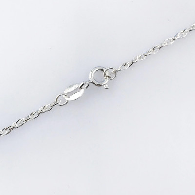 Dây Chuyền Nữ Bạc 925 Dây Xoắn Kép Hồ Ly Đá CZ Chống Xước Sang Trọng Sáng Đẹp Chính Hãng BẠC HIỂU MINH DMD455