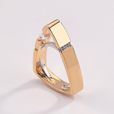 Nhẫn nam titant đính đá 