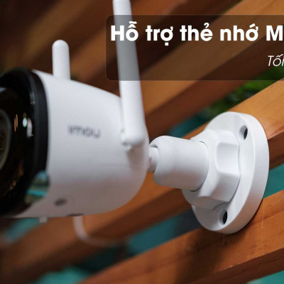 Camera ngoài trời IMOU F22P, F22FP chống nước, phát hiện chuyển động - Hàng chính hãng