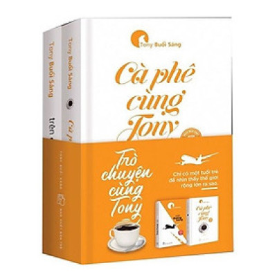 Combo 02 cuốn Trò chuyện cùng Tony - trên đường băng và cà phê