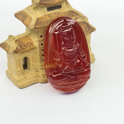 Mặt Dây Chuyền Hình Phật Bản Mệnh - Bất Động Minh Vương - Tuổi Dậu - Gà - Mx