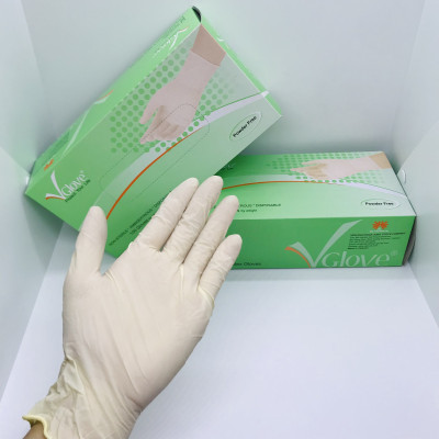 Găng tay y tế hộp 100 cái, bao tay y tế không bột và có bột