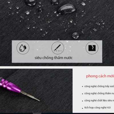 Ba lô nam thông minh đa chức năng phong cách mới tích hợp sạc usb tiện dụng (15"6 inh)