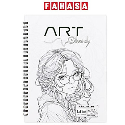 Tập Vẽ Lò Xo Art Sketch B5 - 40 Trang 220 - The Sun 03