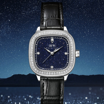 Đồng hồ nữ chính hãng I&W CARNIVAL IW632L-1 Kính sapphire ,chống xước ,Chống nước 30m ,Bảo hành 24 tháng,Máy điện tử(Pin),dây da cao cấp, thiết kế đơn giản dễ đeo