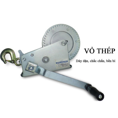 Tời Quay Tay ABG 600LBS 272Kg - Tời Xoay Cầm Tay Chuyên Dụng Dùng Để Nâng Hạ Hàng Hóa , Máy Móc - Hàng Chính Hãng