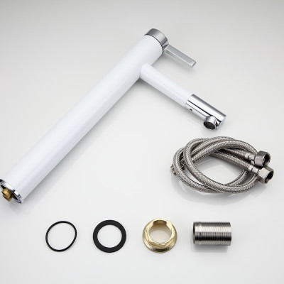 Vòi chậu lavabo nóng lạnh phủ sứ Frap F1052-15 - Hàng Chính Hãng LIÊN BANG NGA