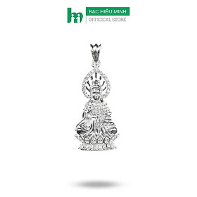 Mặt Phật Bà Bạc Ý 925 Quan Thế Âm Bồ Tát - BẠC HIỂU MINH MDN463