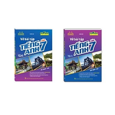 Sách - Combo 2c - GLOBAL SUCCESS - Vở bài tập tiếng anh lớp 7 (có đáp án)