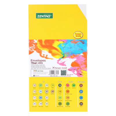 Xấp 10 Bao Thư Digno Giấy Grap Tmg-8613 (12 x 22 cm) - Màu Ngẫu Nhiên