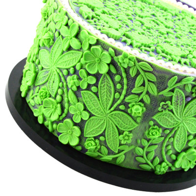 Khuôn silicon làm viền bánh, rau câu hoa dại, cành lá – Mã số 1912