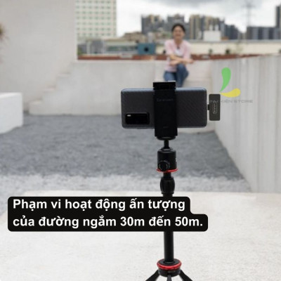 Micro thu âm Saramonic Blink 100 B5 - Micro ghi âm hỗ trợ thiết bị Android, công nghệ truyền dẫn không dây 2.4GHz - Hàng nhập khẩu