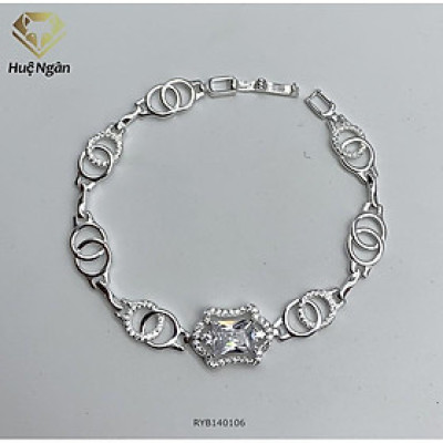 Lắc tay bạc 925 Huệ Ngân - Hình học RYB140106