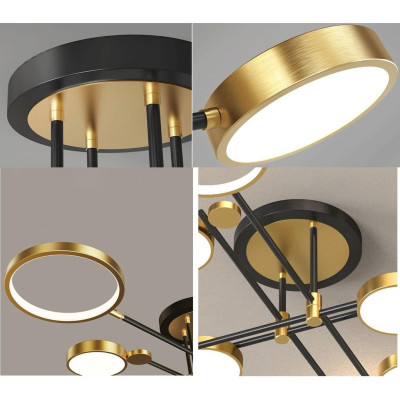 Đèn chùm LED GOSET kiểu dáng độc đáo, hiện đại với 3 chế độ ánh sáng.