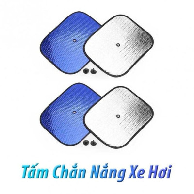 Bộ 2 Tấm Che Nắng Ô Tô, Tấm Chắn Nắng Ô Tô Xe Hơi Phản Quang