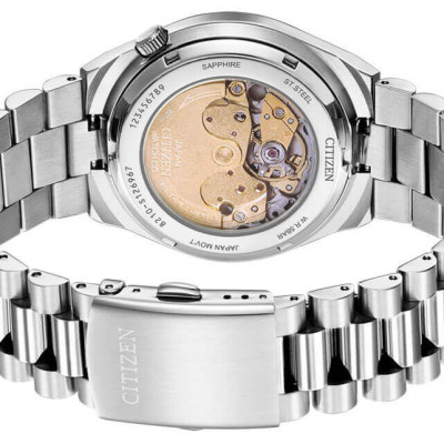 Đồng Hồ Nam Citizen Tsuyosa Dây Thép Không Gỉ Máy Cơ-Automatic NJ0151-88X - Mặt Xanh (Sapphire)