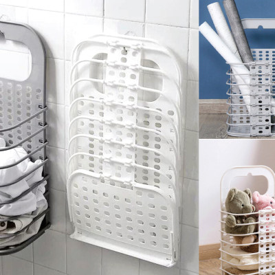 Giỏ Đựng Đồ Thông Minh Gấp Gọn Việt Nhật Tặng Kèm Móc Dính Treo - Hàng Việt Nam