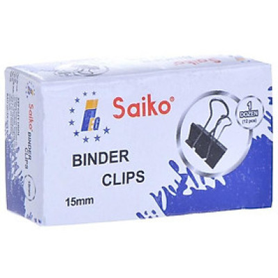Kẹp Bướm Saiko 15mm (12 Cái/ Hộp)