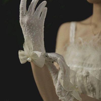 Găng tay Cô dâu và Dạ hội, đi tiệc, sự kiện MS: 41457