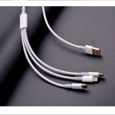 Dây sạc nhanh LI-TOP LX38 3IN1, đa năng 3 chân cắm IOS, MICRO, TYPE C, công suất 66W, Kim Ánh cho dùng thử 30 ngày, bảo hành hàng chính hãng 12 tháng