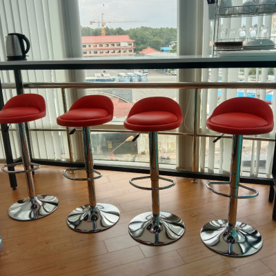 Ghế quầy bar lưng thấp bọc nệm PVC CB2258-P Nội thất Capta