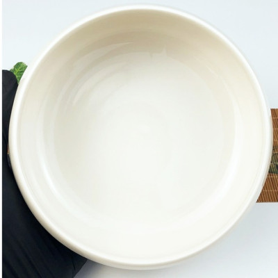 Bộ 2 chén đĩa men sứ trắng cao cấp loại 10 cm - Hàng khuyến mãi - Mã số 1008