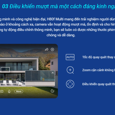 Camera WiFi EZVIZ H80F 3 ống kính 2K 4MP siêu nét cả ngày lẫn đêm, có màu đêm, AI phát hiện người - Hàng chính hãng