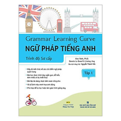 Sách - Ngữ Pháp Tiếng Anh – Trình Độ Sơ Cấp (Tập 1) - Nhân Trí Việt