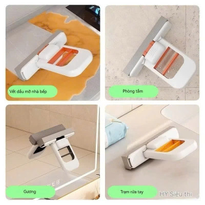 Cây Lau Đa Năng Tự Vắt Thông Minh Mini – Chổi Lau Bàn Bếp, Lau Nhà Tắm, Lau Kính, Lau Xe Hơi Tiện Dụng- HÀNG CHÍNH HÃNG MINIIN