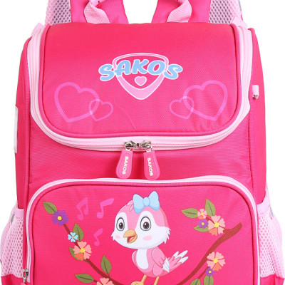 Balo Học Sinh Thời Trang SAKOS SIMPLE - Họa Tiết Dễ Thương, Siêu Nhẹ, Chống Gù Bảo Vệ Đôi Vai Và Cột Sống Của Trẻ